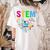 STEM Science Technology Engineering Math Teacher Women's Comfort Colors T-Shirt Back Print Ivory STEM Science Technology Engineering Math Teacher Women's Comfort Colors T-Shirt Back Print Ivory