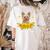 Sunflower Yorkie Mom Dog Lover Women's Comfort Colors T-Shirt Back Print Ivory