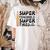 Super Teacher By Day Super Tired By Night Back To School Women's Comfort Colors T-Shirt Back Print Ivory Super Teacher By Day Super Tired By Night Back To School Women's Comfort Colors T-Shirt Back Print Ivory