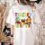 Super Teacher By Day Super Tired By Night Women's Comfort Colors T-Shirt Back Print Ivory