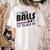 It Takes Balls To Teach PE Gym Teacher Women's Comfort Colors T-Shirt Back Print Ivory