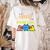 I Teach Cutest Little Monsters Halloween Teacher Men Women Women's Comfort Colors T-Shirt Back Print Ivory