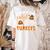 I Teach The Cutest Little Turkeys For Teacher Thanksgiving Women's Comfort Colors T-Shirt Back Print Ivory I Teach The Cutest Little Turkeys For Teacher Thanksgiving Women's Comfort Colors T-Shirt Back Print Ivory