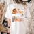 I Teach The Cutest Pumpkins In The Patch Halloween Teacher Women's Comfort Colors T-Shirt Back Print Ivory