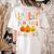 I Teach The Cutest Pumpkins In The Patch Teacher Women's Comfort Colors T-Shirt Back Print Ivory