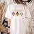 I Teach The Cutest Turkeys School Teachers Thanksgiving Women's Comfort Colors T-Shirt Back Print Ivory