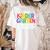 I Teach Kindergarten What Is Your Superpower Teacher Women's Comfort Colors T-Shirt Back Print Ivory