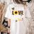TEACH LOVE INSPIRE Teacher Sunflower Appreciation Women's Comfort Colors T-Shirt Back Print Ivory TEACH LOVE INSPIRE Teacher Sunflower Appreciation Women's Comfort Colors T-Shirt Back Print Ivory