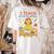 I Teach In My Pajamas Crayon Home School Teacher PJs Women's Comfort Colors T-Shirt Back Print Ivory