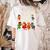 I Teach Super Heroes Teacher Women's Comfort Colors T-Shirt Back Print Ivory