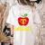 I Teach What's Your Superpower Superhero Teacher Women's Comfort Colors T-Shirt Back Print Ivory