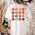 Teacher Apple Back To School Art For School Supplies Women's Comfort Colors T-Shirt Back Print Ivory Teacher Apple Back To School Art For School Supplies Women's Comfort Colors T-Shirt Back Print Ivory