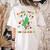 Teacher Christmas Shirts Pajama Matching Rockin' Around The Classroom -Adult Short Sleeve Small Modern Festive Christmas Teacher Xmas Vibes T-Shirt Women's Comfort Colors T-Shirt Back Print Ivory