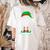 The Teacher Elf Christmas Family Matching Xmas Group For Men Women Women's Comfort Colors T-Shirt Back Print Ivory The Teacher Elf Christmas Family Matching Xmas Group For Men Women Women's Comfort Colors T-Shirt Back Print Ivory