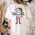 The Teacher Elf Shirt Matching Family Christmas Elf Men Women Kids Women's Comfort Colors T-Shirt Back Print Ivory