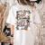 Teacher Library Ghost Reading Book Halloween Cat Women's Comfort Colors T-Shirt Back Print Ivory Teacher Library Ghost Reading Book Halloween Cat Women's Comfort Colors T-Shirt Back Print Ivory