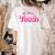 Teacher Life My Job Is Teach Women's Comfort Colors T-Shirt Back Print Ivory