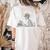 Teacher Skeleton Messy Bun I'Ll Just Wait Until Its Quiet Women's Comfort Colors T-Shirt Back Print Ivory Teacher Skeleton Messy Bun I'Ll Just Wait Until Its Quiet Women's Comfort Colors T-Shirt Back Print Ivory
