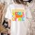 My Teacher Survived 100 Days Of Me 100th Day Of School Kids Women's Comfort Colors T-Shirt Back Print Ivory