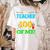 My Teacher Survived 100 Days Of Me Dab 100 Days Of School For Men Women Kids Women's Comfort Colors T-Shirt Back Print Ivory