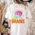 Teachers Love Brains Halloween 2025 Skeleton Costume Women's Comfort Colors T-Shirt Back Print Ivory Teachers Love Brains Halloween 2025 Skeleton Costume Women's Comfort Colors T-Shirt Back Print Ivory