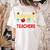Teaching Assistant Because Teachers Need Heroes Too Cute Women's Comfort Colors T-Shirt Back Print Ivory Teaching Assistant Because Teachers Need Heroes Too Cute Women's Comfort Colors T-Shirt Back Print Ivory