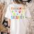 Tiny Human Security Preschool Childcare Teacher Babysitters Women's Comfort Colors T-Shirt Back Print Ivory