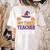 Tired Teacher Costume For Humor Halloween Women's Comfort Colors T-Shirt Back Print Ivory Tired Teacher Costume For Humor Halloween Women's Comfort Colors T-Shirt Back Print Ivory