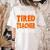 This Is My Tired Teacher Costume Quick Easy Lazy Halloween For Men Women Women's Comfort Colors T-Shirt Back Print Ivory This Is My Tired Teacher Costume Quick Easy Lazy Halloween For Men Women Women's Comfort Colors T-Shirt Back Print Ivory