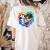 TK Teacher Transitional Kindergarten Heart Back To School Women's Comfort Colors T-Shirt Back Print Ivory
