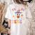 Trick Or Teach Teacher Groovy Ghost Halloween Teacher Women's Comfort Colors T-Shirt Back Print Ivory