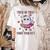 Trick Or Treat Point Your Feet Halloween Ghost Dance Teacher Women's Comfort Colors T-Shirt Back Print Ivory