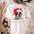 Ugly Xmas Sweater Santa Boston Terrier Dog Christmas For Men Women Kids Women's Comfort Colors T-Shirt Back Print Ivory