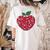 Valentines Day Teacher Hearts Apple Love Teach Women Men Women's Comfort Colors T-Shirt Back Print Ivory