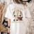 Weird Teachers Build Character Skeleton Book Halloween Women Women's Comfort Colors T-Shirt Back Print Ivory