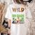 Wild About 3rd Grade Teacher Student Third Grade Zoo Safari Women's Comfort Colors T-Shirt Back Print Ivory