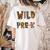 Wild About Pre-K Teacher Student First Day Of Kindergarten Women's Comfort Colors T-Shirt Back Print Ivory