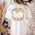 Wildflower 4th Fourth Grade Floral Back To School Teacher Women's Comfort Colors T-Shirt Back Print Ivory