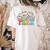 Wildflower Para Floral Paraprofessional Paraeducator Teacher Women's Comfort Colors T-Shirt Back Print Ivory