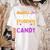 Will Trade Students For Candy Cute Halloween Costume Teacher For Men Women Kids Women's Comfort Colors T-Shirt Back Print Ivory