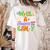Will Trade Students For Candy Teacher Cute Halloween Costume Women's Comfort Colors T-Shirt Back Print Ivory