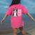 10 Years Old Birthday Boston Terrier Dog Lover 10th Party For Men Women Kids Women's Comfort Colors T-Shirt Back Print Crunchberry