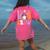 1st Grade Boo Crew Spooky First Grade Halloween Teacher Women's Comfort Colors T-Shirt Back Print Crunchberry