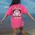 In My 1st Grade Era Smile Face Back To School Teacher Kid Women's Comfort Colors T-Shirt Back Print Crunchberry