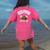 4th Grade Pirate Crew Halloween Costume Cool Teacher Student Women's Comfort Colors T-Shirt Back Print Crunchberry