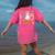 5th Grade Boo Crew Halloween Teachers Students Women's Comfort Colors T-Shirt Back Print Crunchberry