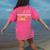 ABCD Kindergarten Rocks Back To School Teacher Kindergarten Women's Comfort Colors T-Shirt Back Print Crunchberry