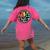ABCD The Teacher Tour Back To School First Day Of School Women's Comfort Colors T-Shirt Back Print Crunchberry
