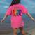Art Teacher For Women Art Teacher Clothes Women's Comfort Colors T-Shirt Back Print Crunchberry