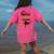 This Is My Awesome Teacher Costume Halloween Witch Women's Comfort Colors T-Shirt Back Print Crunchberry